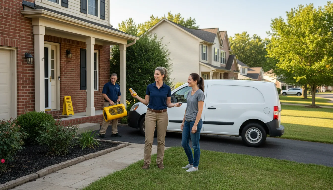 Water restoration image for Water Damage & Restoration Services in Yettem, CA